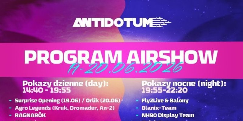 Antidotum Airshow Leszno 2026