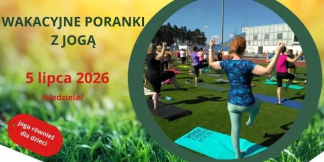 Bezpłatne zajęcia jogi na stadionie